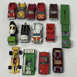 Vtg Yatming Lot Porsche Audi Corvette Cement Truck Pick Up Racing Semi Trailer